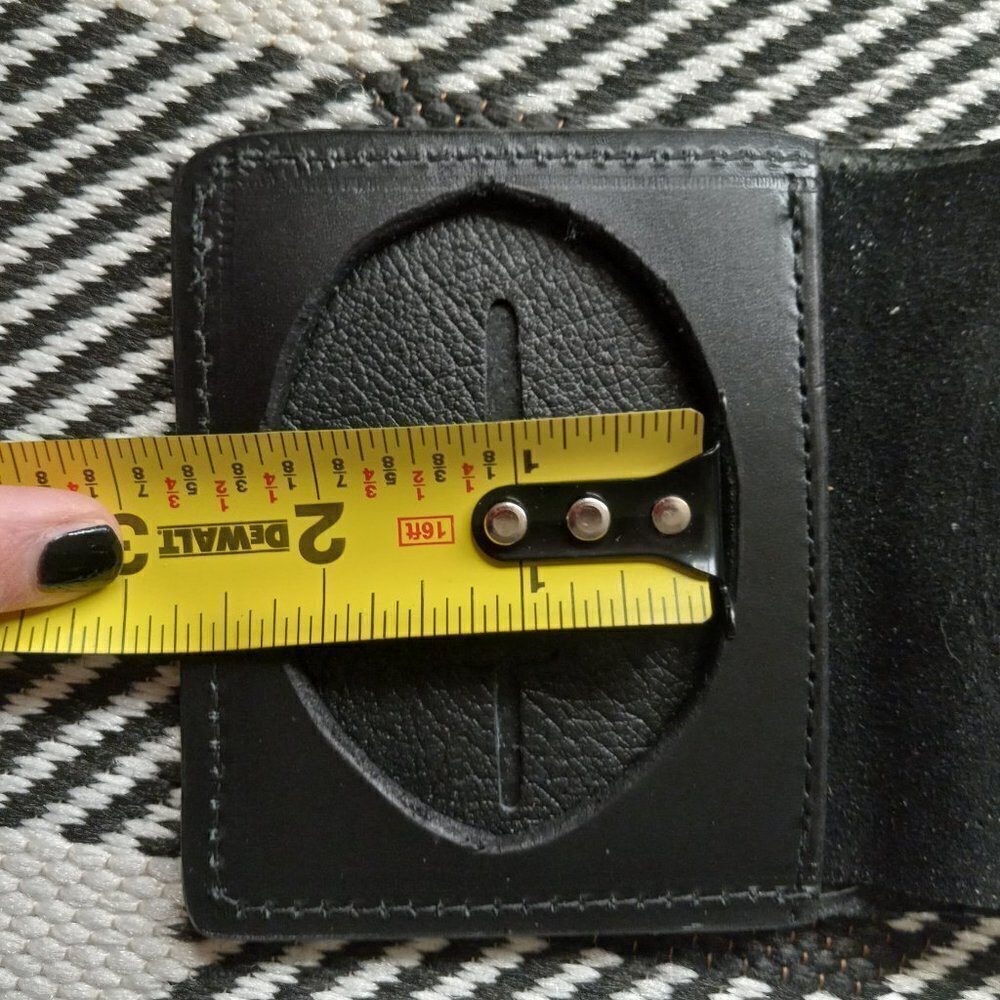 Leather Badge Wallet - Picture 5 of 5